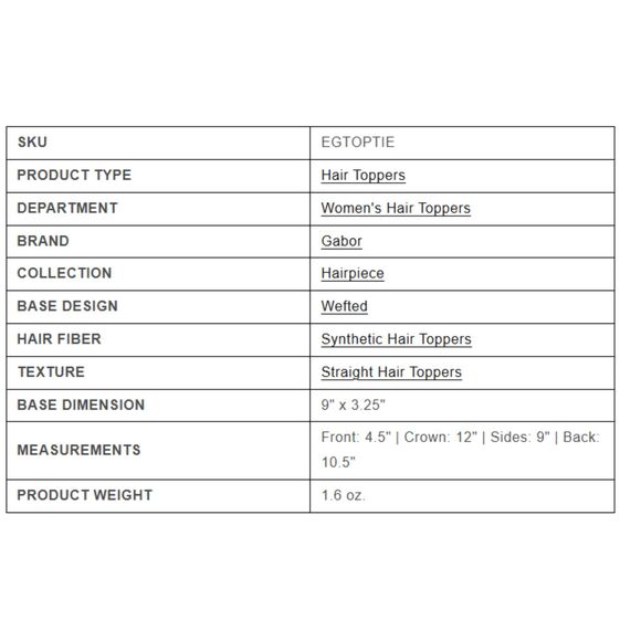 Gabor Top Tier in Buttered Toast. Not a full wig. - Picture 9 of 9